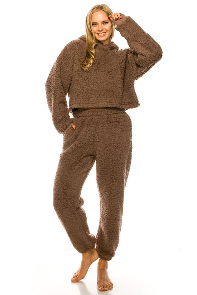 Cute Brown Teddy Bear Pajama Set