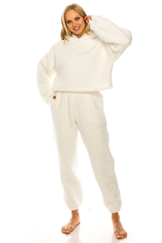 Cute White Teddy Bear Pajama Set