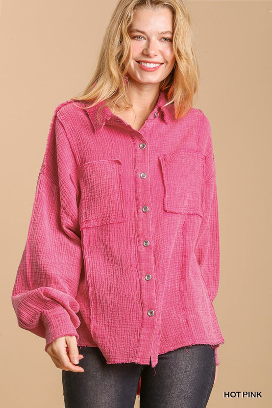 Stylish And Comfortable Button Down Shirt